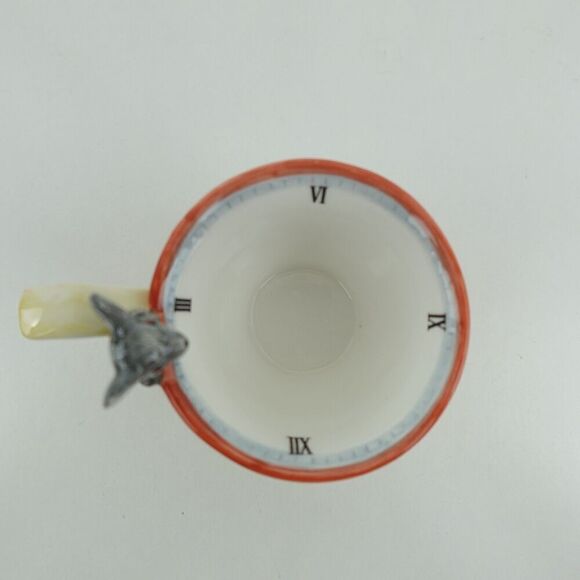 Department 56 Storybook Hickory Dickory Dock Hand Painted Tea Set Vintage - Picture 16 of 16